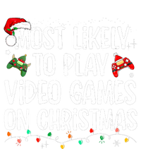 Most Likely To Play Video Games On Christmas Family Matching Coaster