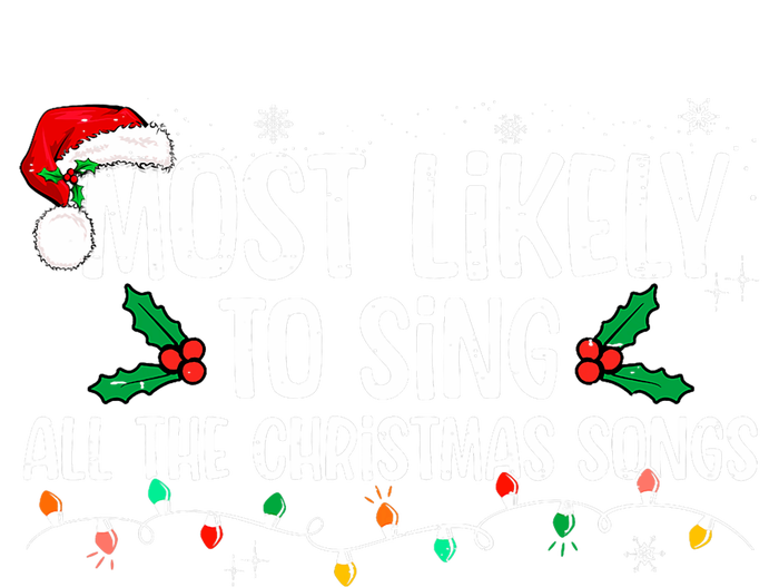 Most Likely To Sing All The Christmas Songs Family Matching Sustainable Knit Beanie