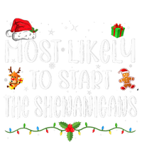 Most Likely To Start The Shenanigans Funny Family Christmas Coaster