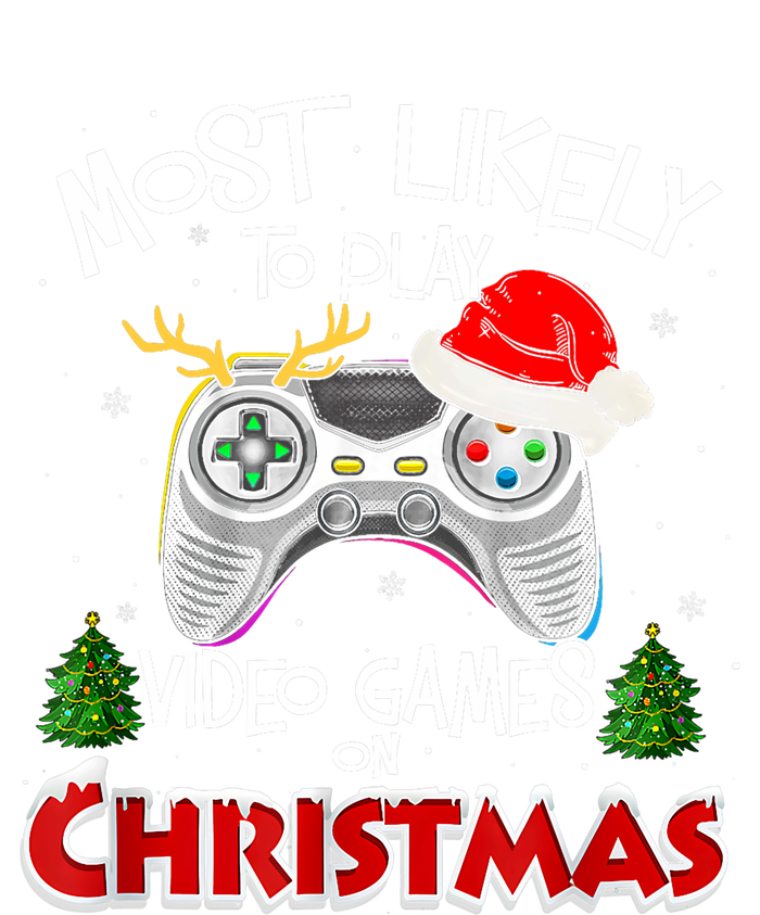 Most Likely To Video Games Christmas Family Gamer Coaster