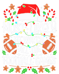 Most Likely To Watch All The Football Games Christmas Coaster