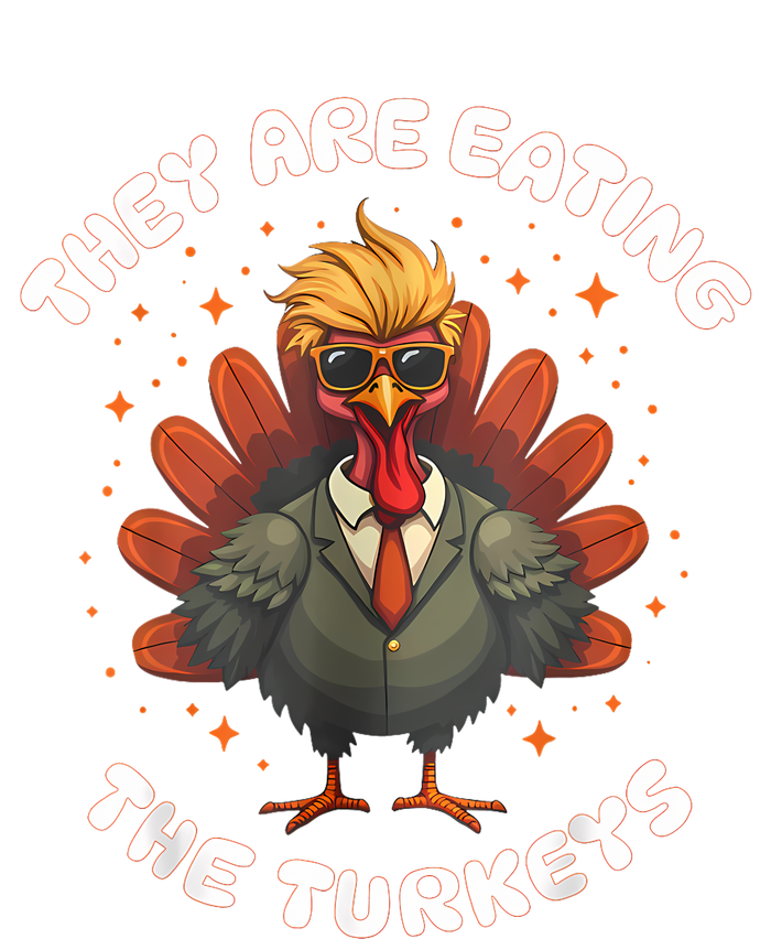 They Are Eating The Turkeys Funny Thankgiving Turkey T-Shirt