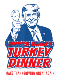 Trump Won 2024 Winner Winner Turkey Dinner 47th President Daily Commute Backpack