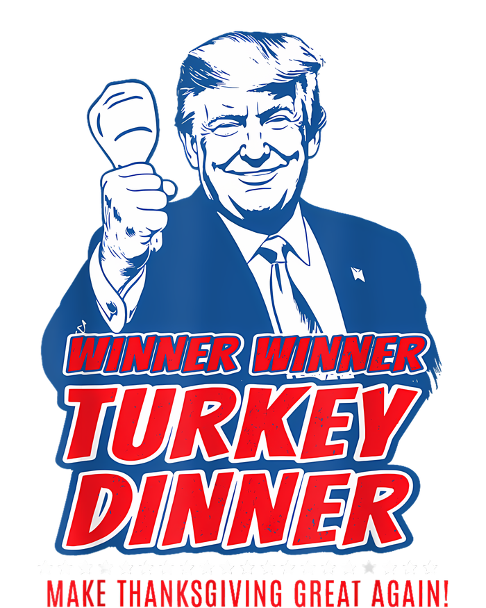 Trump Won 2024 Winner Winner Turkey Dinner 47th President Daily Commute Backpack