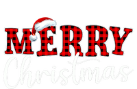 Merry Christmas Buffalo Plaid Red Santa Hat Xmas Pajamas Tie-Dye T-Shirt