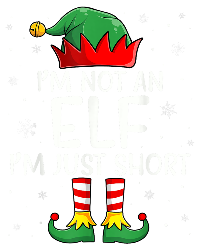 IM Not An Elf Im Just Short Funny Christmas Matching Family Valucap Bio-Washed Visor