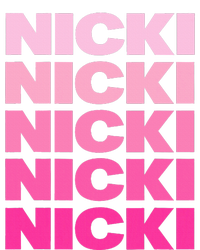 Personalized Name Nicki I Love Nicki Womens Cotton Relaxed Long Sleeve T-Shirt