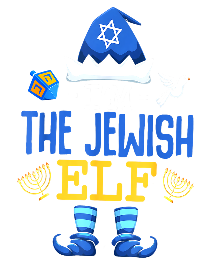 Funny Christmas Happy Hanukkah Jewish Elf Family Pajama Gift Hoodie