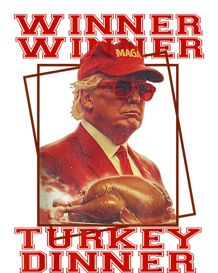 Funny Trump Winner Winner Turkey Dinner Thanksgiving Humor T-Shirt