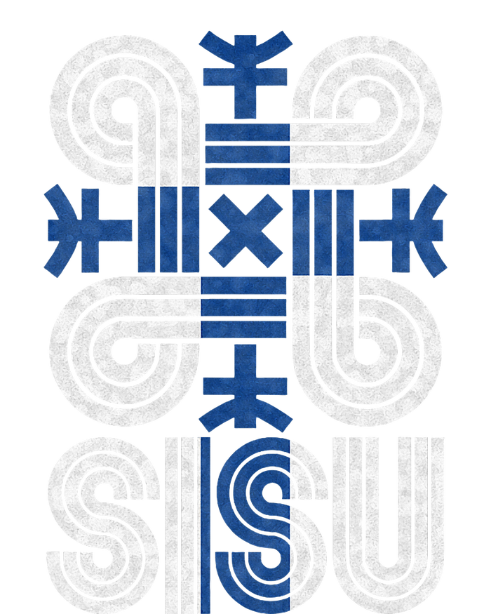 Sisu Finnish Flag Suomi Finland Protection Symbol Rune Snapback Five-Panel Rope Hat