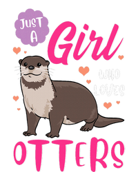 Otter Just A Girl Who Loves Otters Gifts Sustainable Beanie