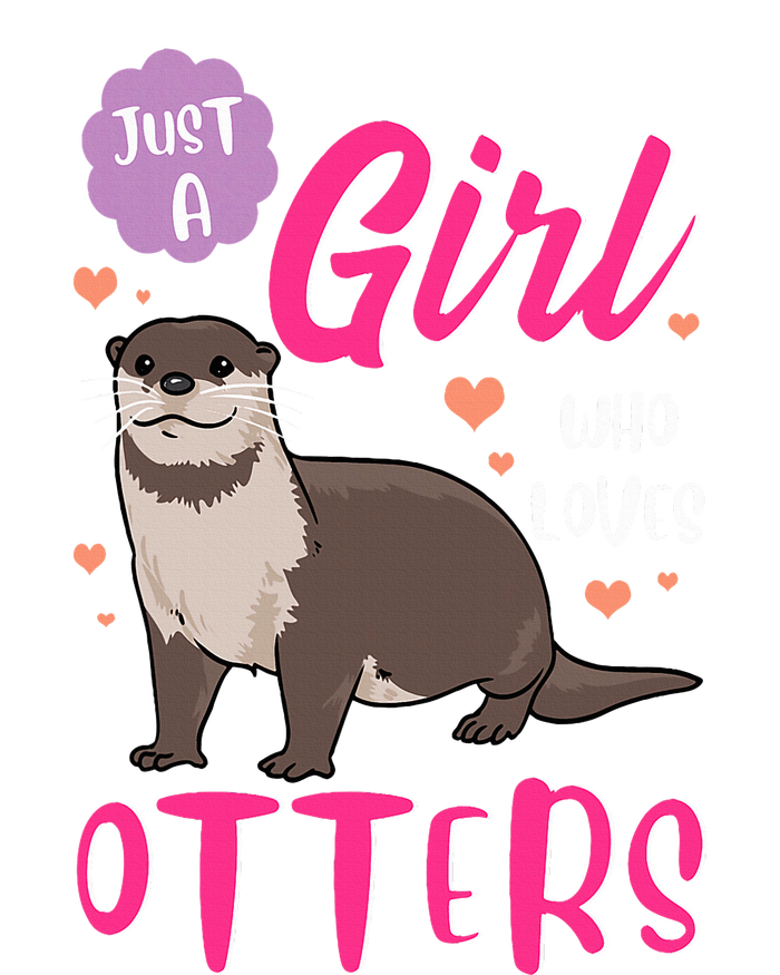 Otter Just A Girl Who Loves Otters Gifts Sustainable Beanie