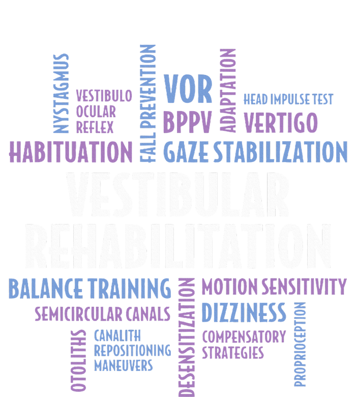 Vestibular Rehabilitation Audiologist Pt Ot Therapy T-Shirt