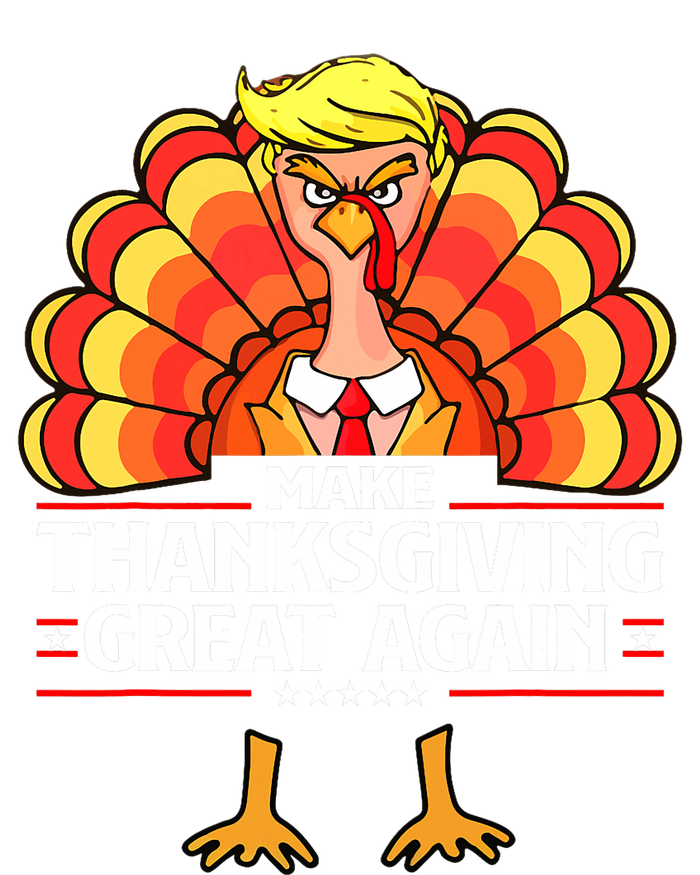 Make Thanksgiving Great Again Funny Turkey Day T-Shirt