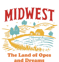 Midwest The Land Of Opes And Dreams Rustic Farm Women's Racerback Tank