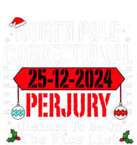 North Pole Correctional Perjury Christmas Holiday Pajamas Sustainable Beanie