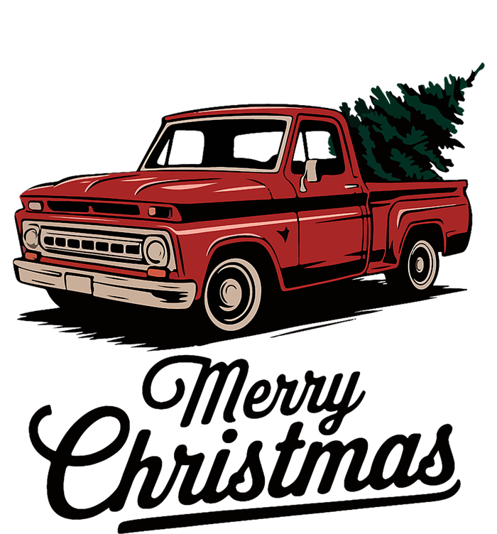 Red Pickup Truck Christmas Tree Vintage Christmas Performance Sprint T-Shirt