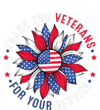 Thank You Veterans Sunflower Military Veterans Day Tribute PosiCharge RacerMesh Polo