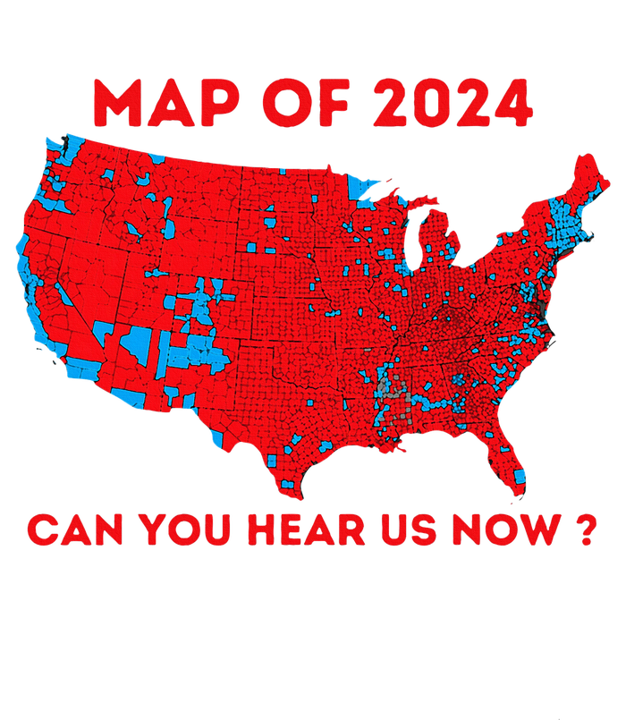 Can You Hear Us Now Map Of 2024 Usa County Election PosiCharge Competitor Tank