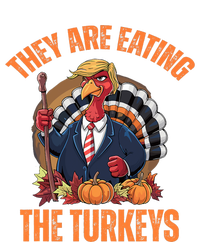 TheyRe Eating The Turkey Funny Trump Thanksgiving Humor Sustainable Beanie