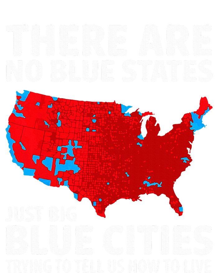 There Are No Blue States Only Big Blue Cities Long Sleeve Shirt