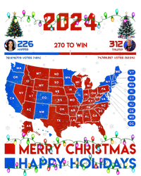 2024 Electoral Map Merry Christmas Trump Landslide Holiday Pajama Set