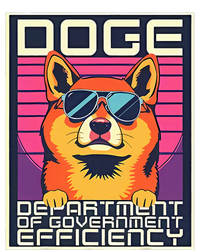 D.O.G.E Doge Department Of Government Efficiency High Crown Mesh Back Trucker Hat