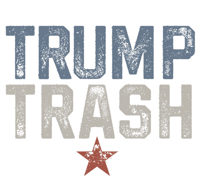 Trump Trash 2024 Grunge Vintage Garbage For Trump Ladies Long Sleeve Shirt