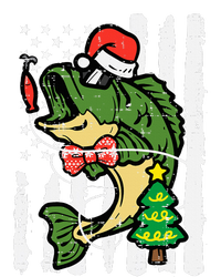 Christmas Bass Fish Us Flag Xmas Patriot Doggie Tank