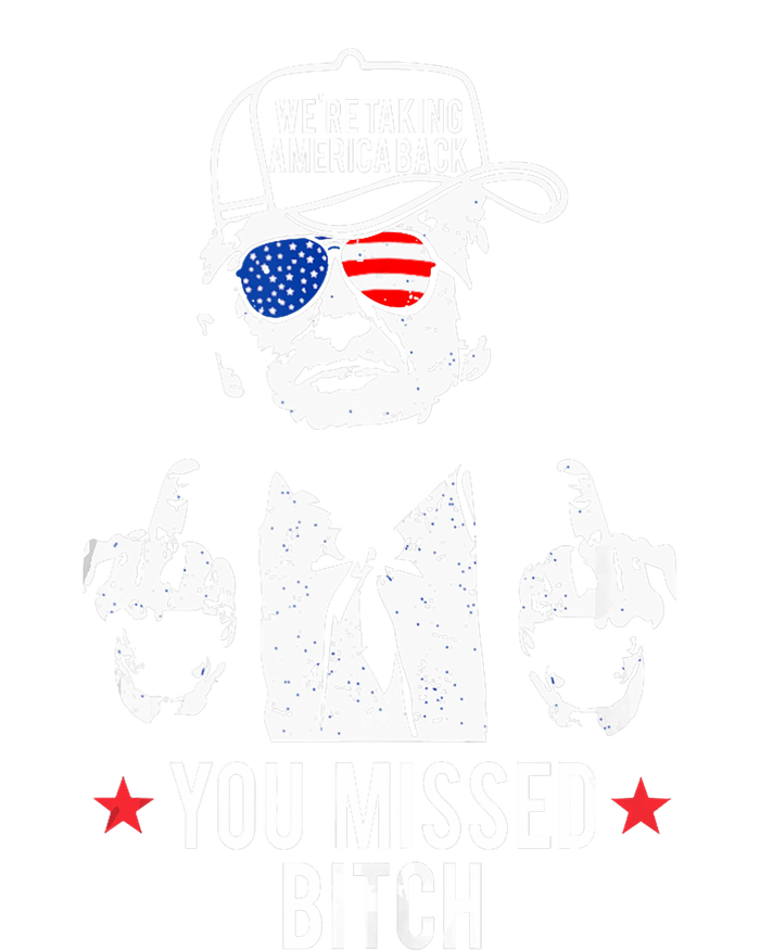 Trump WeRe Taking America Back You Missed Bitch Tank Top Women's Perfect Tri Rocker Tank