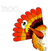 Turkey Moo Funny Thanksgiving T-Shirt