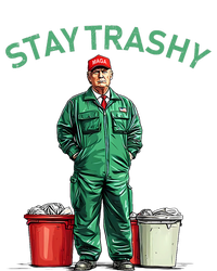 Vote Trump Garbage Man Stay Trashy 2024 Election President Performance Fleece Hoodie