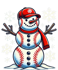 Christmas Baseball Snowman Baseball Striped Beanie with Solid Band