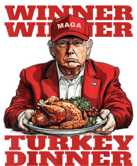 Humor Funny Trump Winner Winner Turkey Dinner Thanksgiving Coaster