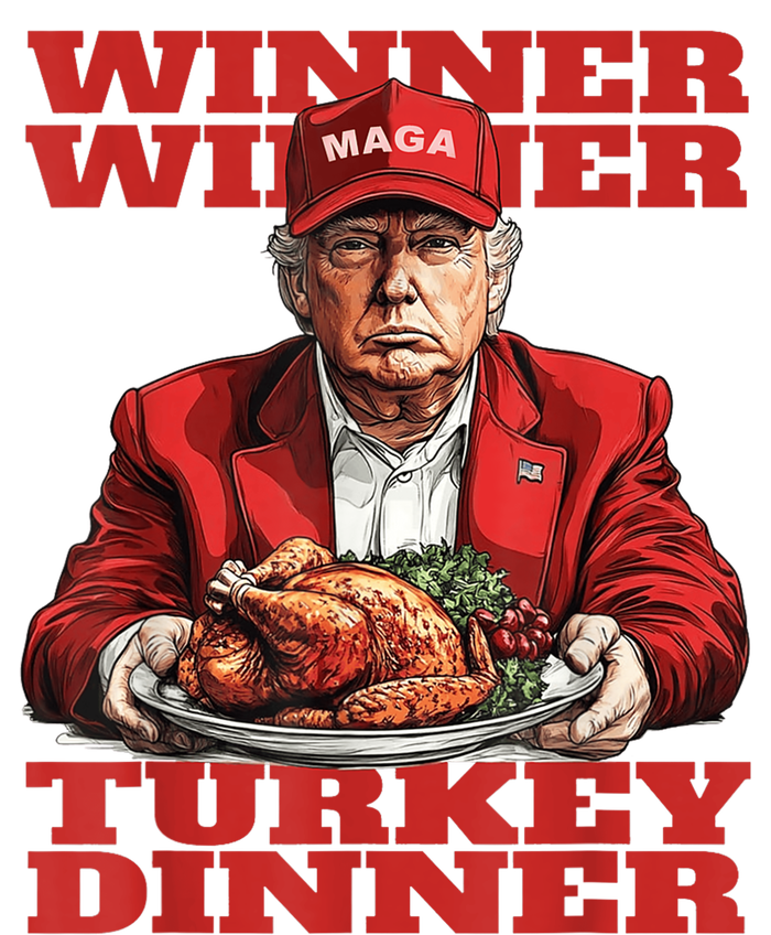 Humor Funny Trump Winner Winner Turkey Dinner Thanksgiving Coaster