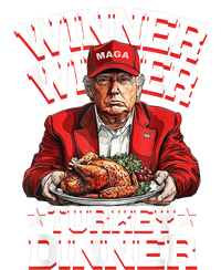 Funny Trump Winner Winner Turkey Dinner Thanksgiving Humor Sustainable Knit Beanie