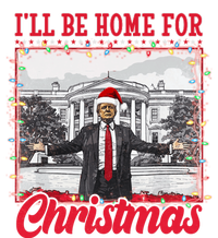 Ill Be Home For Christmas Santa Funny Trump Poster