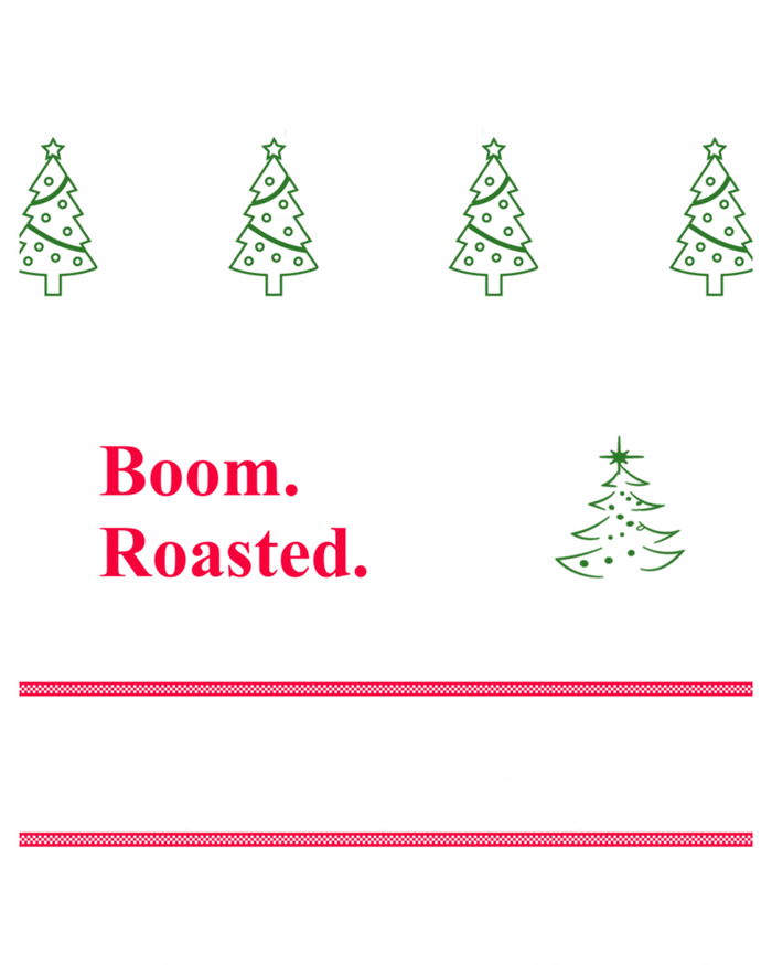 Funny Office Party Ugly Christmas Boom Roasted Xmas Mousepad