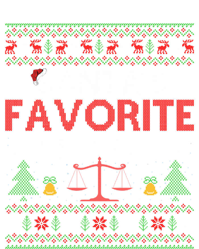 SantaS Favorite Attorney Xmas Gift Ugly Attorney Christmas Gift Sweatshirt