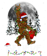 Santa Bigfoot Christmas Sasquatch Believe Button