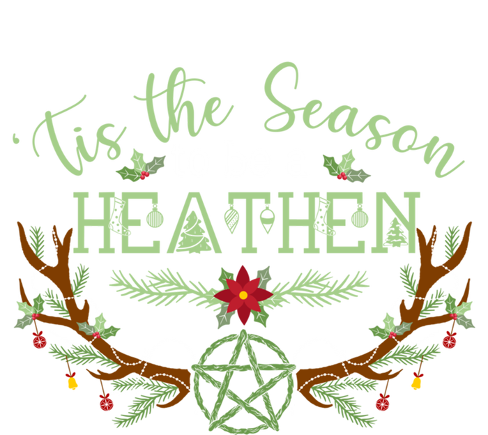 Tis The Season To Be A Heathen Pagan Christmas Winter Pjs Gift Tank Top