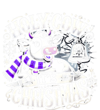 Christmas Cow Lover Cows Christmas Farmer Gift Tie-Dye Long Sleeve Shirt