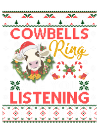 Cow Bells Ring Are You Listening Christmas Funny Cow Ugly Meaningful Gift Premium T-Shirt