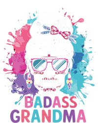 Funny Badass Grandma Messy Bun Skull For Grandmother Gift Tote Bag