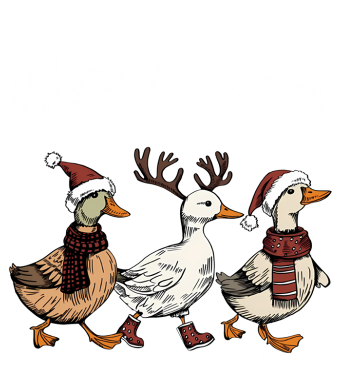 Funny Santa Duck Christmas Merry Ducksmas Duck Lover Xmas Cute Gift T-Shirt