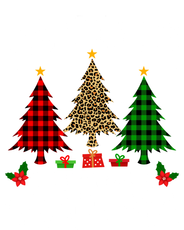 Happiness Is Being A Grandma Christmas Tree Leopard Plaid Funny Gift Ladies Essential Tank