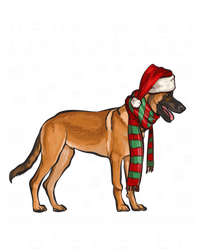 Belgian Malinoi Dog Santa Hat Xmas Ugly Christmas Cool Gift T-Shirt