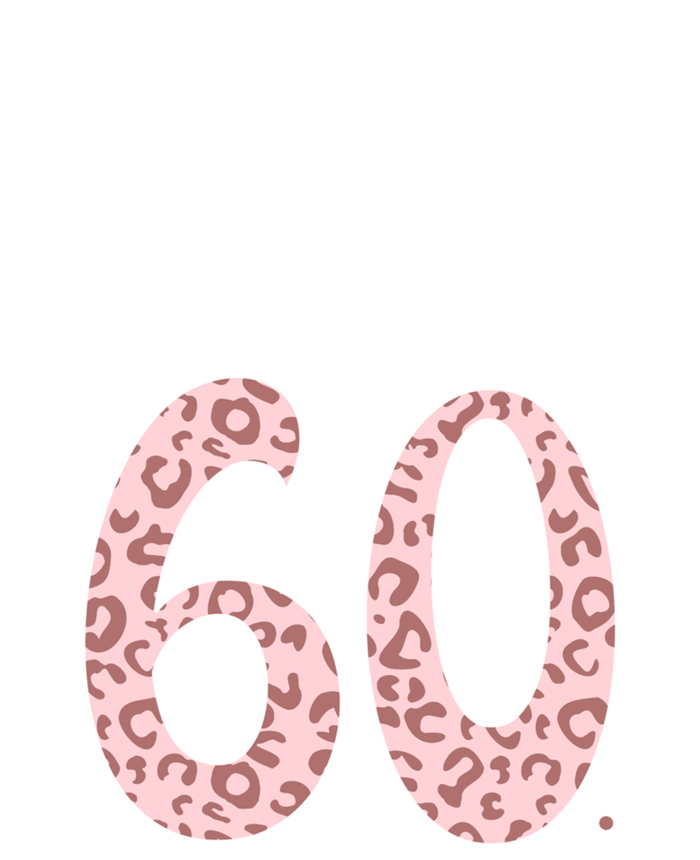 Hello 60 Rose Leopard Daisy Flower Sixty 60th Birthday Party Gift Sustainable Beanie