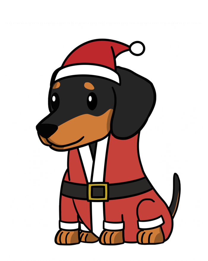 Cartoon Dachshund Funny Dog Christmas Gift T-Shirt