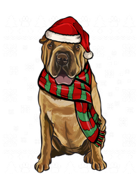 Chinese Sharpei Dog Santa Hat Xmas Ugly Christmas Gift T-Shirt